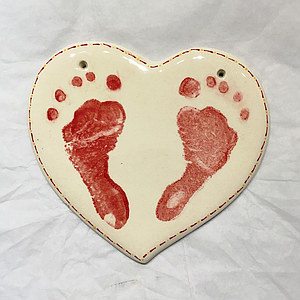 Hanging Heart 12.7 cm high