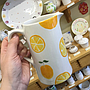 Straight Sided Pitcher / Jug 1.5 litres - oranges and lemons