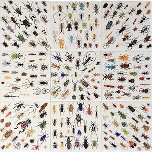 insect tile mosaic