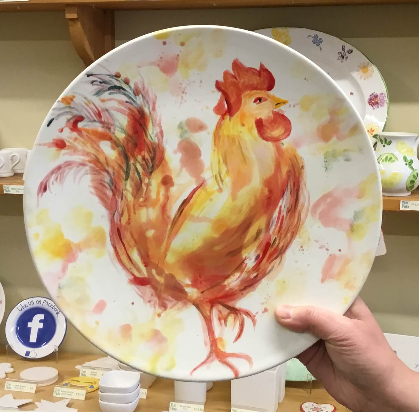 Coupe Charger Plate - Chicken