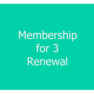 3 Person Family Membership - renewal
