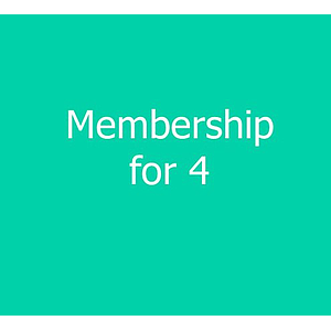 4 Person Family Membership - new
