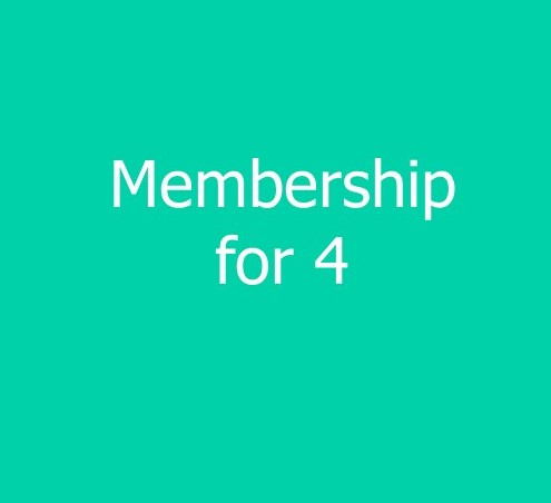 4 Person Family Membership - new