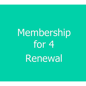 4 Person Family Membership - renewal