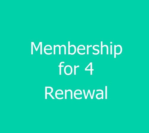 4 Person Family Membership - renewal