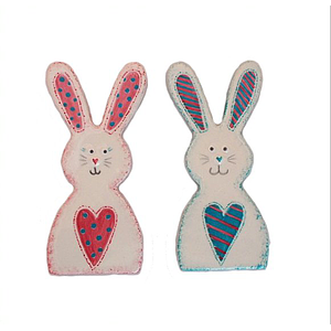 Easter Bunny / Rabbit (freestanding 14cm H)