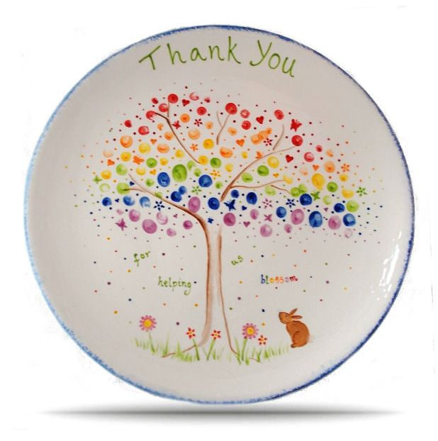 Teachers Commission - Fingerprint Tree Platter 30cm 