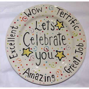 Rim Salad Plate - 22cm