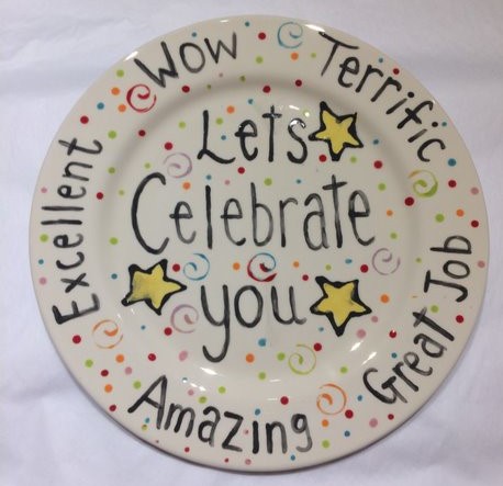 Rim Salad Plate - 22cm