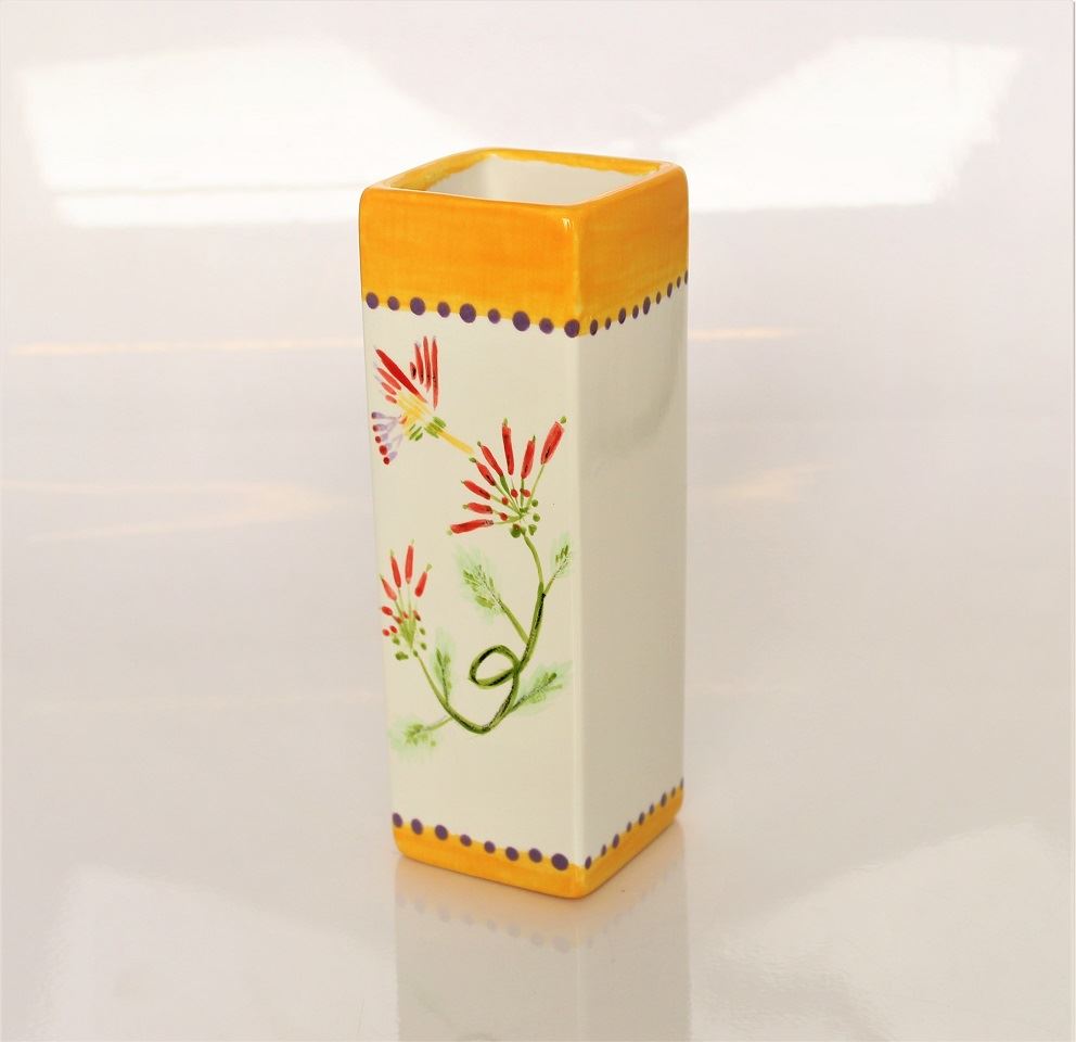 Square Bud Vase - 15cm High