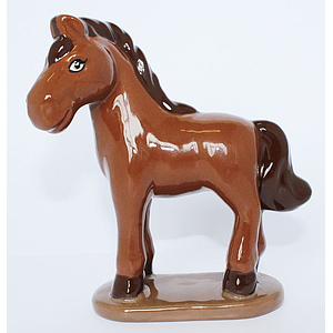 Horse on stand