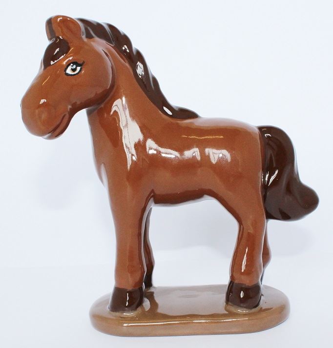 Horse on stand
