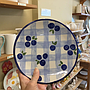 Coupe Salad Plate - blueberries