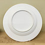 Back of Rim Dinner Plate w/ Hanging Holes 25.3cm